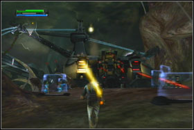 Second holocron (Force Talent Sphere) is hanging under the big Sarlacc's tooth - Mission 07: Imperial Felucia - part 1 - Walkthrough - Star Wars: The Force Unleashed - Game Guide and Walkthrough