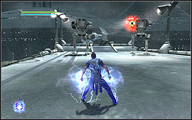 Run to the end of the platform and end for the Fighters to move in - Kamino - The Escape - Walkthrough - Star Wars: The Force Unleashed II - Game Guide and Walkthrough