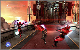 One of the most frustrating enemies are those equipped with snipers - Cato Neimoidia - The Eastern Arch - Walkthrough - Star Wars: The Force Unleashed II - Game Guide and Walkthrough