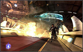 ... and use Force Push to break through the frozen path - Cato Neimoidia - The Eastern Arch - Walkthrough - Star Wars: The Force Unleashed II - Game Guide and Walkthrough
