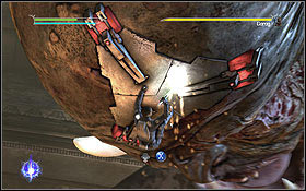 After attacking the bracelet, you will be able to catch the monster's arm in a magnetic chain - Cato Neimoidia - Tarko-se Arena - Walkthrough - Star Wars: The Force Unleashed II - Game Guide and Walkthrough