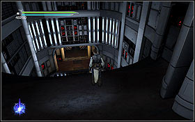Raise up the lift's floor and jump into the shaft - The Salvation - The Battle for The Salvation - Walkthrough - Star Wars: The Force Unleashed II - Game Guide and Walkthrough