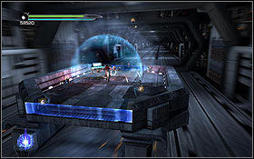 Once you're upstairs, Starkiller will shoot and destroy the Star Destroyer - The Salvation - The Battle for The Salvation - Walkthrough - Star Wars: The Force Unleashed II - Game Guide and Walkthrough