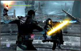 The last phase of the battle consists of quick time vents - Kamino - The Confrontation - Walkthrough - Star Wars: The Force Unleashed II - Game Guide and Walkthrough