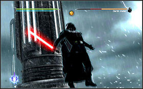 In the second phase of the battle, played during pouring rain, the tactic doesn't matter - Kamino - The Confrontation - Walkthrough - Star Wars: The Force Unleashed II - Game Guide and Walkthrough