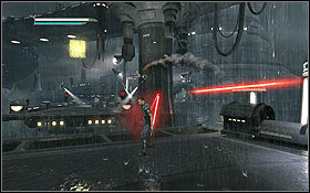 After your first meeting with Jumptroopers - Kamino - The Escape - Hidden holocrons - Star Wars: The Force Unleashed II - Game Guide and Walkthrough