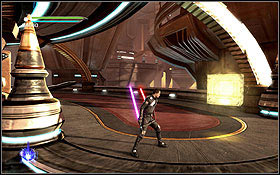 Once the train leaves the station, you will have to raise three platforms - Cato Neimoidia - Eastern Arch - Hidden holocrons - Star Wars: The Force Unleashed II - Game Guide and Walkthrough