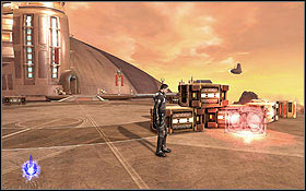 During the beginning of the mission, clear the platforms of enemies while paying special attention to acolytes - Cato Neimoidia - Eastern Arch - Hidden holocrons - Star Wars: The Force Unleashed II - Game Guide and Walkthrough