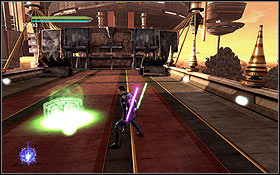 The holocron is before the last barricade - Cato Neimoidia - Western Arch - Hidden holocrons - Star Wars: The Force Unleashed II - Game Guide and Walkthrough