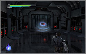 After the first meeting with the terrifying disappearing soldiers, you will fight them again in the next room - The Salvation - Aboard the Salvation - Hidden holocrons - Star Wars: The Force Unleashed II - Game Guide and Walkthrough