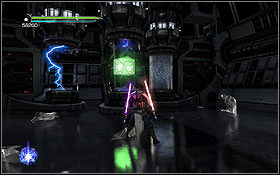 You will find yourself in a room with bacta tanks - The Salvation - Aboard the Salvation - Hidden holocrons - Star Wars: The Force Unleashed II - Game Guide and Walkthrough