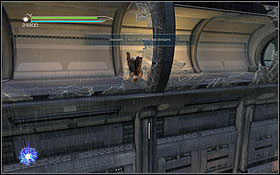 You can collect the holocron while jumping from the debris pile into the corridor to disable one of the cannons - Kamino - The Return - Hidden holocrons - Star Wars: The Force Unleashed II - Game Guide and Walkthrough