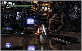 After the second fight with the flamethrower droid and his friends, you will find yourself in a long corridor guarded by snipers, with a shorter branch leading left - The Salvation - The Battle for the Salvation - Hidden holocrons - Star Wars: The Force Unleashed II - Game Guide and Walkthrough