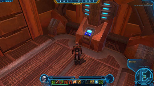Activate the Beast Pit Alarm - (L08) House Cleaning - Bounty Hunter - Star Wars: The Old Republic - Game Guide and Walkthrough
