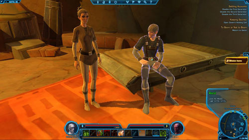 Around the mining facility and inside watch out first of all for Fa'athra Rustguard Guardian Droids [+] - these are dangerous enemies who together with other enemies can quickly kill you - (L07) Industrial Raiders - Hutta - Star Wars: The Old Republic - Game Guide and Walkthrough