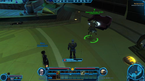 Use Transmitter Switch on Cleaning Probe F7 - (L09) Unfinished Business - Hutta - Star Wars: The Old Republic - Game Guide and Walkthrough