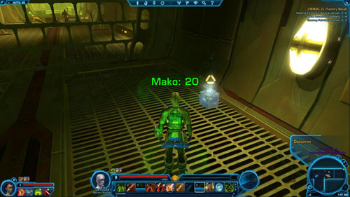 Your next task is to break through the tunnel to the second exit in [6] - (L07) [HEROIC +2] Factory Recall - Hutta - Star Wars: The Old Republic - Game Guide and Walkthrough