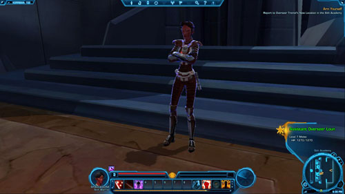 Speak to Overseer Rance - (L04) Learning From the Best - Sith Warrior - Star Wars: The Old Republic - Game Guide and Walkthrough