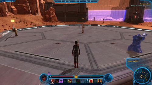Along the way, it will be good to stop at [5] and look for side missions and, above all to take the elevator up to the metal pier - (L06) Slaying the Beast - Sith Warrior - Star Wars: The Old Republic - Game Guide and Walkthrough