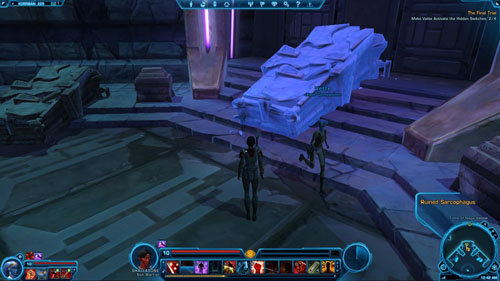 Once you've entered the large hall, turn left to find the fourth and the last switch - (L11) The Final Trial - Sith Warrior - Star Wars: The Old Republic - Game Guide and Walkthrough