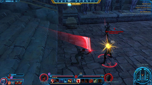 Exit the Forbidden Cavern - (L11) The Final Trial - Sith Warrior - Star Wars: The Old Republic - Game Guide and Walkthrough