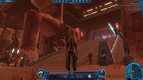 Go to [14] to finally talk to Overseer Harkun - (L03) Of Mind and Matter - Sith Inquisitor - Star Wars: The Old Republic - Game Guide and Walkthrough