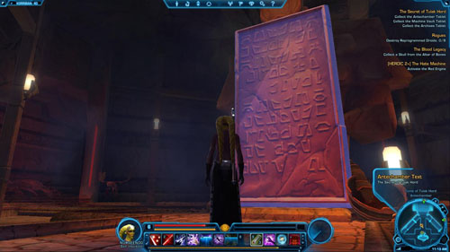 Retrieve the Machine Vault Tablet - (L07) The Secret of Tulak Hord - Sith Inquisitor - Star Wars: The Old Republic - Game Guide and Walkthrough