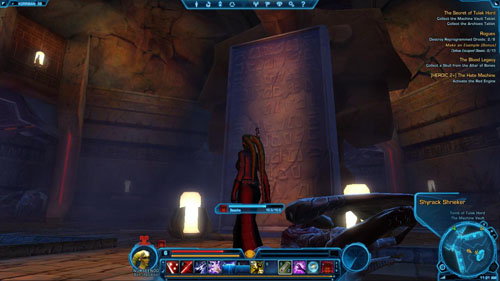 Retrieve the Archives Tablet - (L07) The Secret of Tulak Hord - Sith Inquisitor - Star Wars: The Old Republic - Game Guide and Walkthrough
