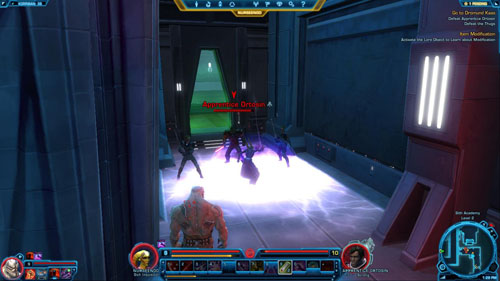 Activate the Lore Object to Learn about Modification - (L11) Go to Dromund Kass - Sith Inquisitor - Star Wars: The Old Republic - Game Guide and Walkthrough