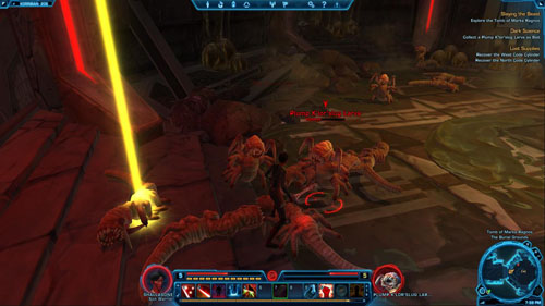Plant the Bait to Summon the Tukata - (L06) Dark Science - Korriban - Star Wars: The Old Republic - Game Guide and Walkthrough