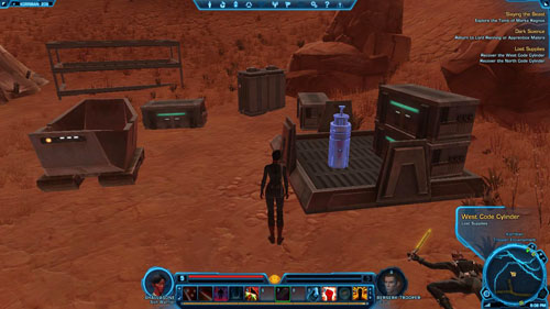 Recover the North Code Cylinder - (L07) Lost Supplies - Korriban - Star Wars: The Old Republic - Game Guide and Walkthrough