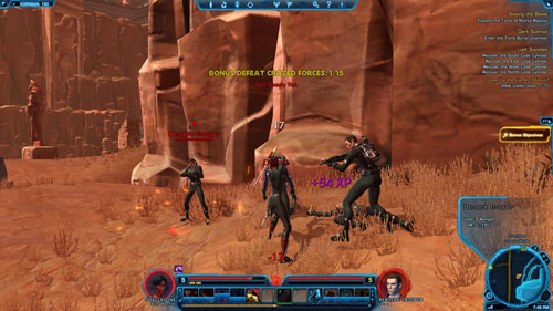 Recover the South Code Cylinder - (L07) Lost Supplies - Korriban - Star Wars: The Old Republic - Game Guide and Walkthrough