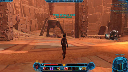 Once you're there, start going southwest - Galactic History 17 (Matrix Shard) - Datacrons - Star Wars: The Old Republic - Game Guide and Walkthrough