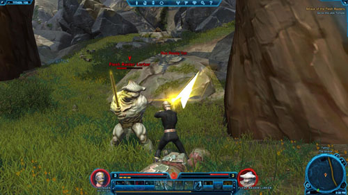 Use your Personal Holocon - (L01) Attack of the Flesh Raiders - Jedi Knight - Star Wars: The Old Republic - Game Guide and Walkthrough