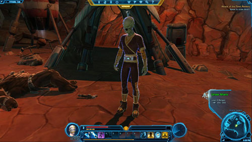 In the meantime, it's worth getting interested in new abilities (provided your character's level is higher than 1) - (L01) Attack of the Flesh Raiders - Jedi Knight - Star Wars: The Old Republic - Game Guide and Walkthrough