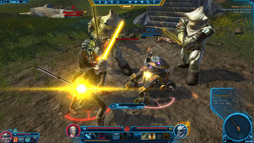 Speak to Bengel Morr - (L09) Weapon of the Jedi - Jedi Knight - Star Wars: The Old Republic - Game Guide and Walkthrough