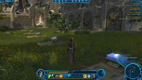 After using a console, you must wait a while to be able to do it again or you need to use a different one - (L04) Trails in Kaleth - Jedi Consular - Star Wars: The Old Republic - Game Guide and Walkthrough
