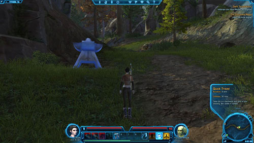 You can get this mission only after you've completed (depending on a class) Attack of the Flesh Raiders or The Path of a Jedi mission and you'll receive it from Yuleph Phan, who's in [1] - (L04) The Thousand Steps - Tython - Star Wars: The Old Republic - Game Guide and Walkthrough