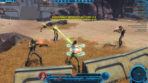 Speak to Wraith - (L07) Mannett Point - Trooper - Star Wars: The Old Republic - Game Guide and Walkthrough