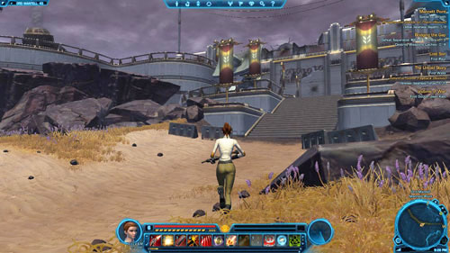 Enter the town through the gate in [7] - (L07) Mannett Point - Trooper - Star Wars: The Old Republic - Game Guide and Walkthrough