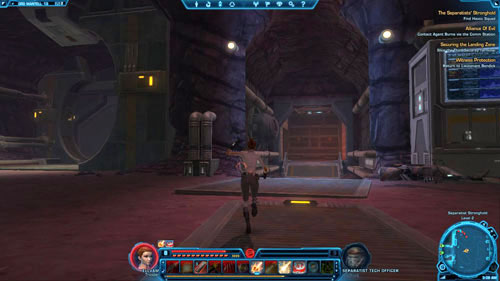 Use Your Personal Holocom - (L10) The Separatists Stronghold - Trooper - Star Wars: The Old Republic - Game Guide and Walkthrough