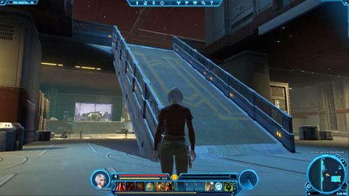 Then pass through the green force field in [8] to enter the story area - (L05) Hungry for Information - Smuggler - Star Wars: The Old Republic - Game Guide and Walkthrough