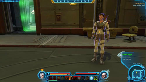 Activate the Lore Object to Learn about Modification - (L06) Deadly Delivery - Smuggler - Star Wars: The Old Republic - Game Guide and Walkthrough