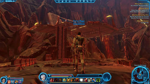 Apart from the abovementioned enemies, you'll face new ones on the second level - Separatist Tech Officers (they send electrifying probes) and Separatist Vanguards [+] (big enemies armed with heavy weapons who can push you away) - (L11) Hitting Where it Hurts - Smuggler - Star Wars: The Old Republic - Game Guide and Walkthrough
