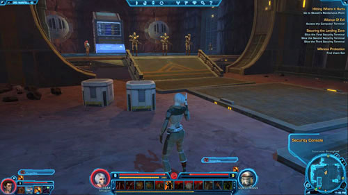 Then go to exit to an open yard surrounded by lava - (L09) Alliance Of Evil - Ord Mantell - Star Wars: The Old Republic - Game Guide and Walkthrough