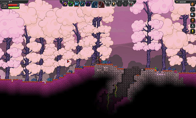 An example of a forest planet - Planets - Planetary Guide - Starbound - Beta - Game Guide and Walkthrough