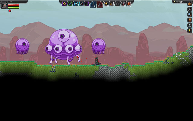 A gummy bear and its minions - Bosses - Planetary Guide - Starbound - Beta - Game Guide and Walkthrough