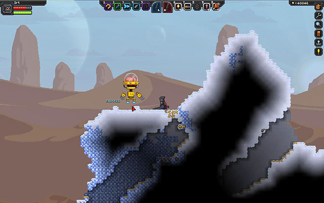 Is the damaged robot blocking off an attack? - Bosses - Planetary Guide - Starbound - Beta - Game Guide and Walkthrough