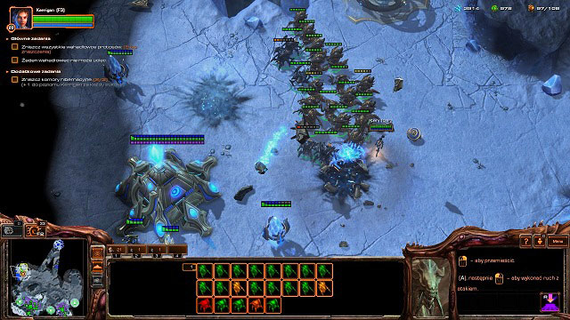 After you restore your forces, the time for the exploration of the western portion of the map will come - Shoot the Messenger - Kaldir missions - StarCraft II: Heart of the Swarm - Game Guide and Walkthrough
