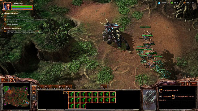 Before you collect the last hunk of meat, you should restore your army and save the game - Waking the Ancient - Zerus missions - StarCraft II: Heart of the Swarm - Game Guide and Walkthrough